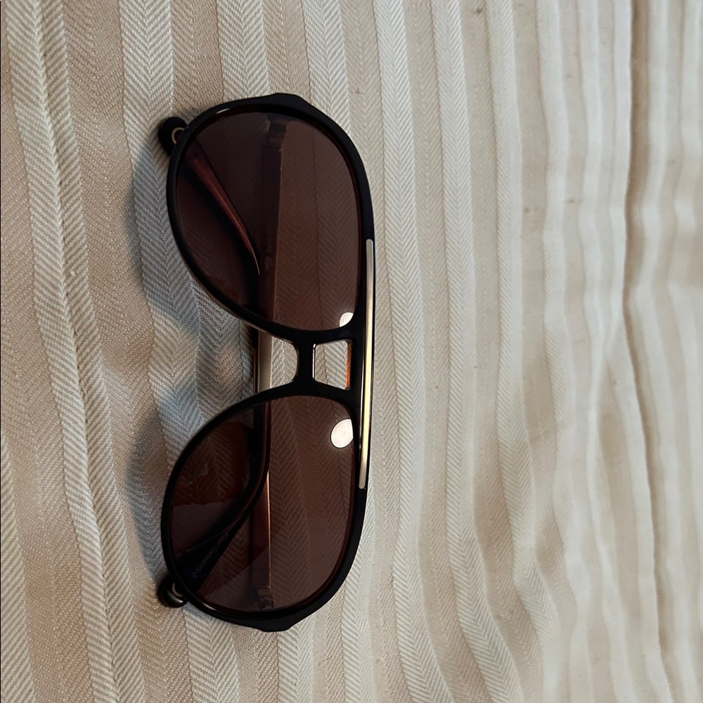 Lacoste Black and Brown Sunglasses